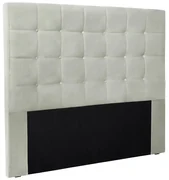 Cabeceira Cama Box Casal 140 cm Verona Veludo Prata S04 - D'Rossi