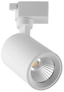 Spot Para Trilho Eletrificado 10W Led 3000K Ip20 Branco Bivolt Ø6,9X10... (Branco)