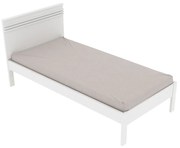 Cama de solteiro MDP CM8010 Branco G69 - Gran Belo