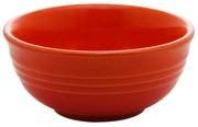 Jogo 2 Bowls De Cerâmica Retrô Laranja 10x4,5cm 28878 Wolff