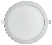 Luminária De Embutir Redondo 24W 3000K Led Bivolt Ø29X2,5Cm Downlight... (Branco)