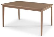 Mesa Retangular Suez Acabamento Verniz Amendoa 142cm - 67747 Sun House