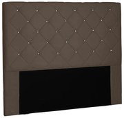 Cabeceira Cama Box Casal King 195cm Tânia Suede Caramelo - Sheep Estofados - Marrom