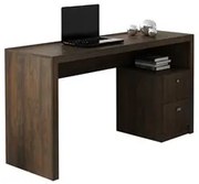 Mesa Para Computador Escrivaninha 2 Gavetas ME4130 Rústico - Tecno Mob