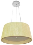 Pendente Cone Rustico Bege MJ-4144 Para Mesa de Jantar e Estar