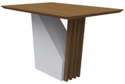 Mesa de Jantar Retangular Lita 120 cm Imbuia - D'Rossi