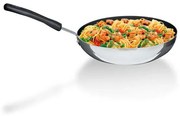 Frigideira Wok Cinza 28 cm