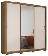 Guarda Roupa 3 Portas 2 Gavetas Com Pés Quadrado Residence D02 Amendol