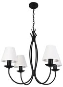 Lustre Aco Aluminio Preto Puntas