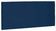 Cabeceira Painel Arizona Para Cama Box Casal 140 cm Suede - D'Rossi - Azul Marinho