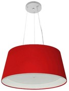 Lustre Pendente Cone Vivare Md-4144 Cúpula em Tecido 25x50x40cm - Bivolt