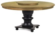 Mesa Filomena Madeira Maciça com Prato Giratório - Diâmetro 1400mm e altura de 786mm