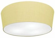 Plafon Cone Md-3004 Cúpula em Tecido 15/50x40cm Algodão Crú - Bivolt