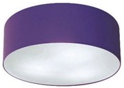 Plafon de Sobrepor Cilíndrico SP-3005 Cúpula Cor Roxo