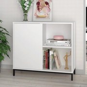 Balcão Buffet Multiuso 1 Porta BMU35 Branco