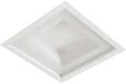 Embutido Belize 50X50Cm Led 32,8W Bivolt | Usina 19015/50 (BT - Branco Texturizado, 3000k)