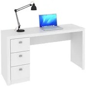 Mesa Para Computador 3 Gavetas ME4102 Branco - Tecno Mobili