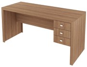 Mesa para Escritório Home Office ME4113 MDP Amendoa G69 - Gran Belo