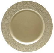 Sousplat De Plástico Dourado 33x2cm 60237 Bon Gourmet