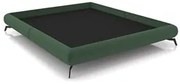 Cama King Base Box 193x203cm Pés de Ferro Cold P02 Veludo Verde - Mpoz