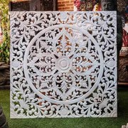 Painel Mandala Entalhada 120cm | Bali