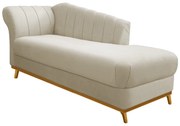 Diva Recamier Vanessa 140cm Lado Direito Linho - ADJ Decor