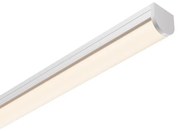 Perfil Led Sobrepor Aluminio Branco 18w 2700k 1m