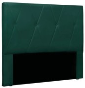 Cabeceira Cama Box Casal 140 cm Aquilla Veludo S04 - D'Rossi - Verde