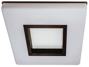 Plafon Vivaz 46X46Cm Led 36,8W Bivolt | Usina 19020/46 (BT - Branco Texturizado, 3000k)