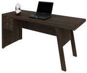 Mesa com 2 Gavetas para Escritório Home Office ME4122 MDP Rustico G69 - Gran Belo