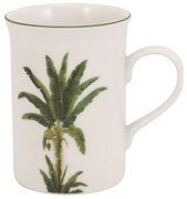 Caneca 240Ml Porcelana Schmidt - Dec. Palmeira