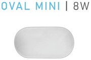 Luminária Tipo Tartaruga Oval Mini 15,7X8X4,5Cm Led 8W 3000K Ip65 |Opu...