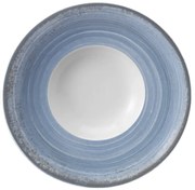 Prato Risoto 27Cm Porcelana Schmidt - Dec. Esfera Azul Celeste 2414