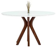 Mesa de Jantar Redonda Vicent 130x130 cm - VM 53337