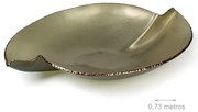 Centro de Mesa Sara 70cm Dourado Fosco Regina Medeiros