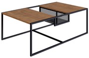 Mesa de Centro New Vermont e Preto 100 cm - D'Rossi