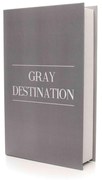 Livro Decorativo de Papel "Gray Destination Cinza" 27x14x5 cm -D'Rossi