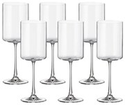 Conjunto 6 Taças 380Ml Para Vinho Branco Kubitto Em Cristal - Bohemia