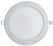 Luminária De Embutir Redondo 12W 6500K Led Bivolt Ø16,8X2,5Cm Downligh... (Branco)