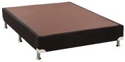 Base de Cama Box Camurca Preto Casal 138 cm (LARG) Alto - 42900 Sun House