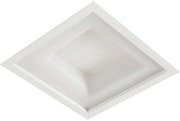 Embutido Belize 30,5X30,5Cm Led 16,4W Bivolt | Usina 19015/30 (BT - Branco Texturizado, 3000k)