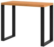 Escrivaninha Cleveland cor Freijo com Preto Fosco 90 cm - 62317 Sun House