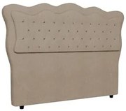 Cabeceira Casal Queen Cama Box 160cm Oregon I02 Bouclê Capuccino - Mpo