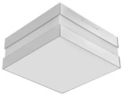 Plafon Sobrepor Aluminio Branco Espelhado 20w 18cm