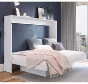 Cama Quarto Articulável Horizontal Casal Latino Retrátil - Branco