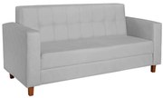 Sofá 2 Lugares Denver Corano Branco - ADJ Decor