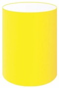 Cúpula Abajur Cilíndrica Cp-7002 Ø13x30cm Amarelo