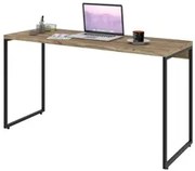 Mesa de Escritório Escrivaninha 135cm Dynamica Industrial C08 Carvalho