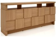 Buffet Ornato Quadriculado com 2 Portas e 2 Gavetas cor Freijo 1,76 MT (LARG) - 39576 Sun House