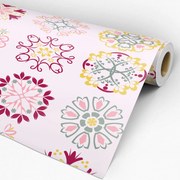 Papel de parede adesivo floral